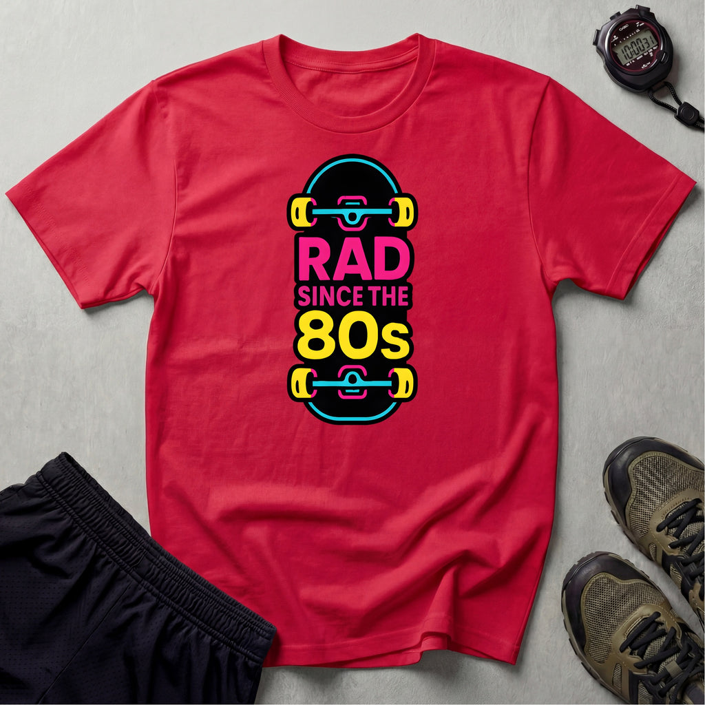 Neon 80s Skateboard T-Shirt