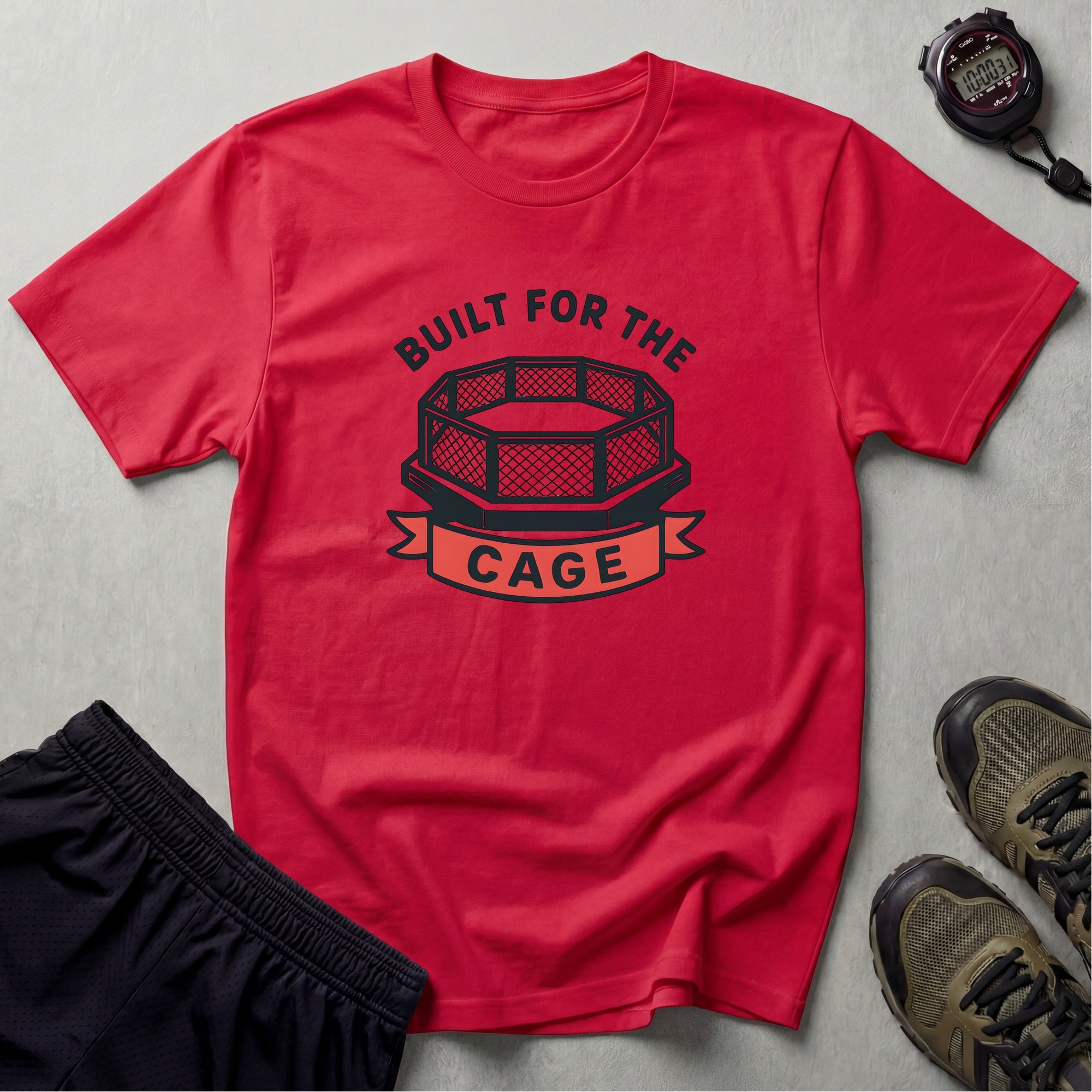 Cage Fight MMA Logo T-Shirt