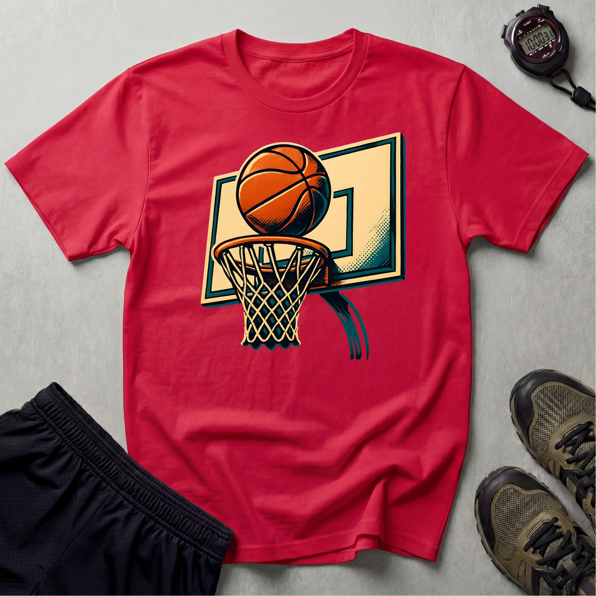 Basketball Hoop Dunk T-Shirt