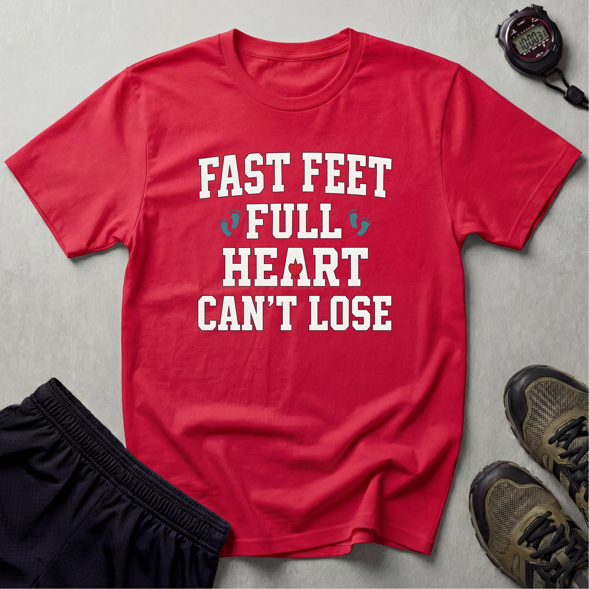 Fast Feet Full Heart T-Shirt
