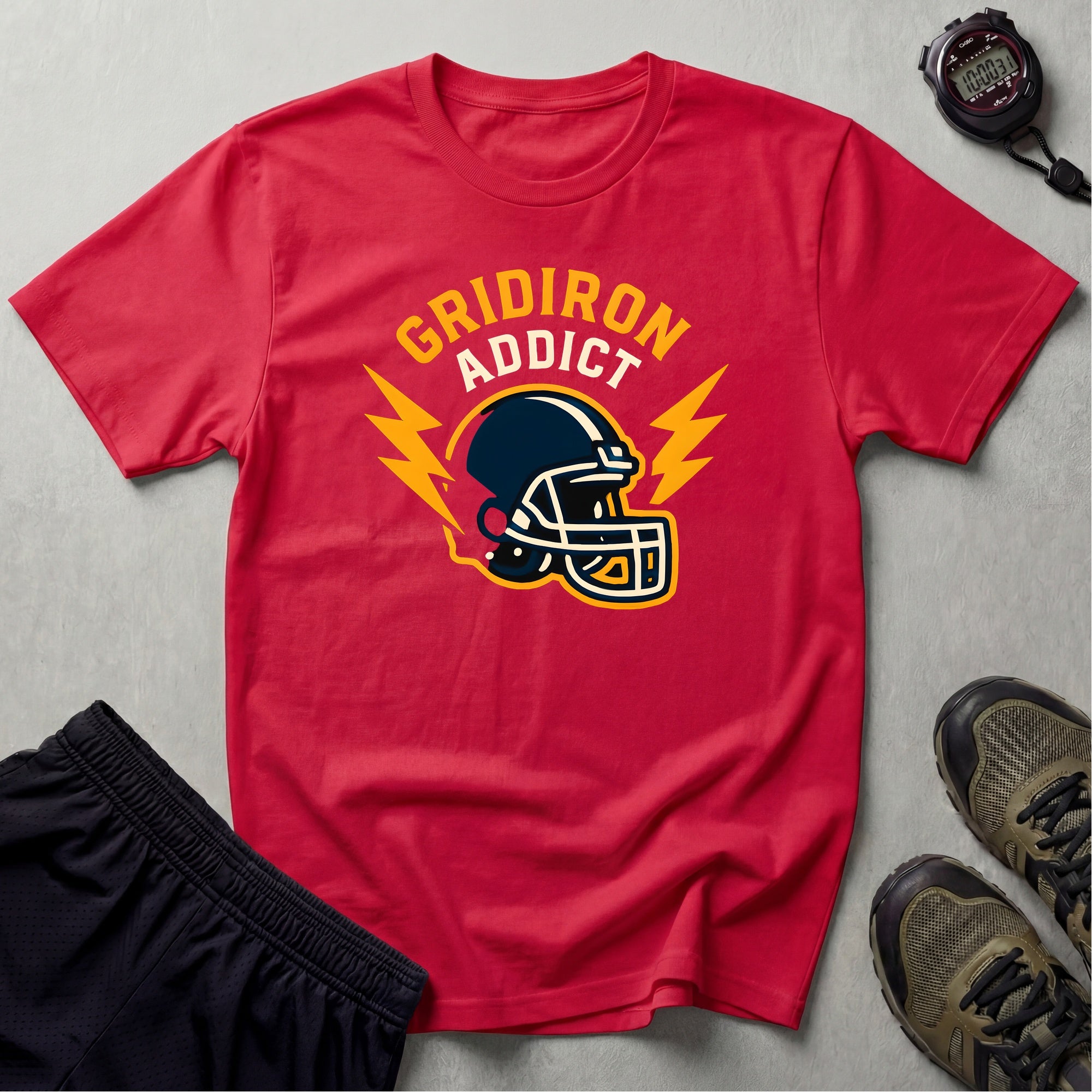 Gridiron Addict Helmet Logo T-Shirt