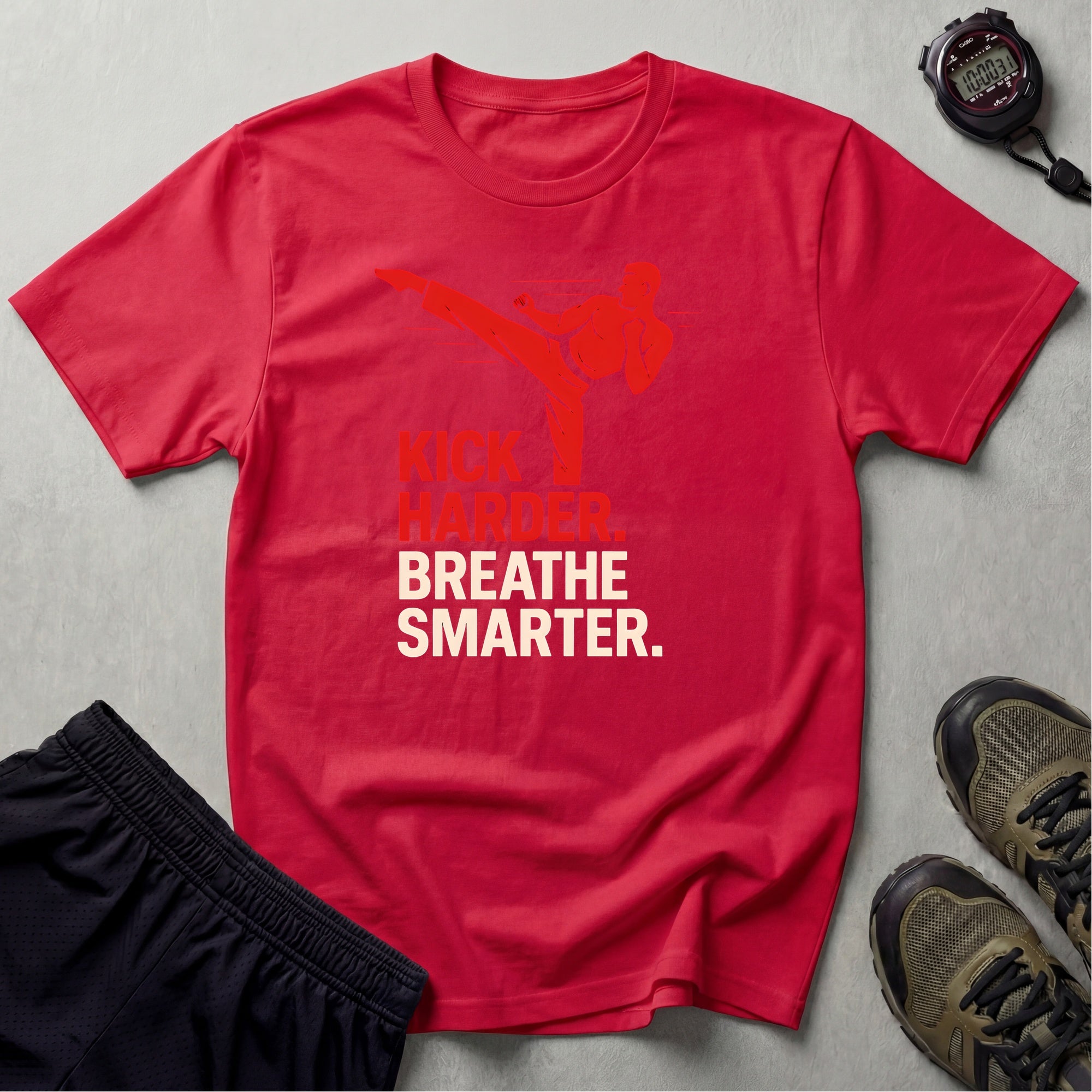 Kick Harder Breathe Smarter T-Shirt