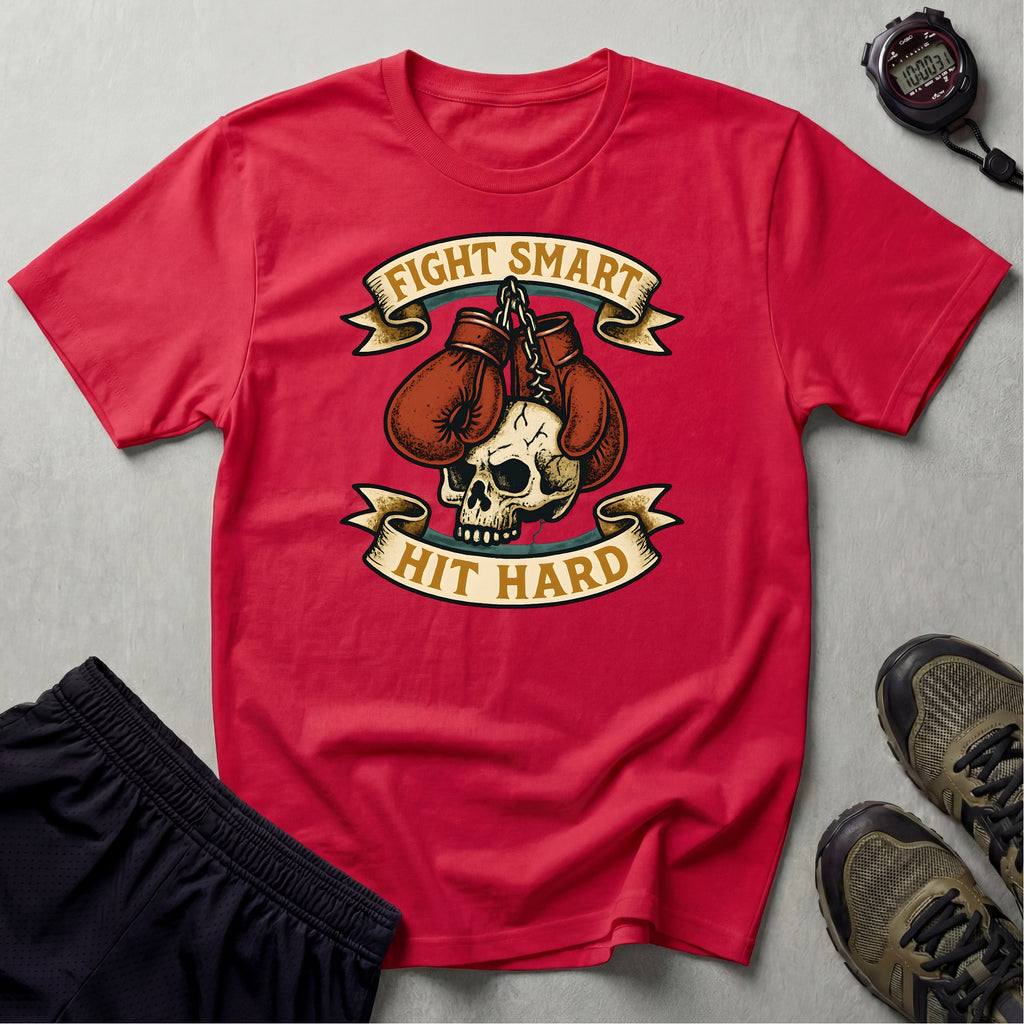 Boxing Skull with Gloves T-Shirt
