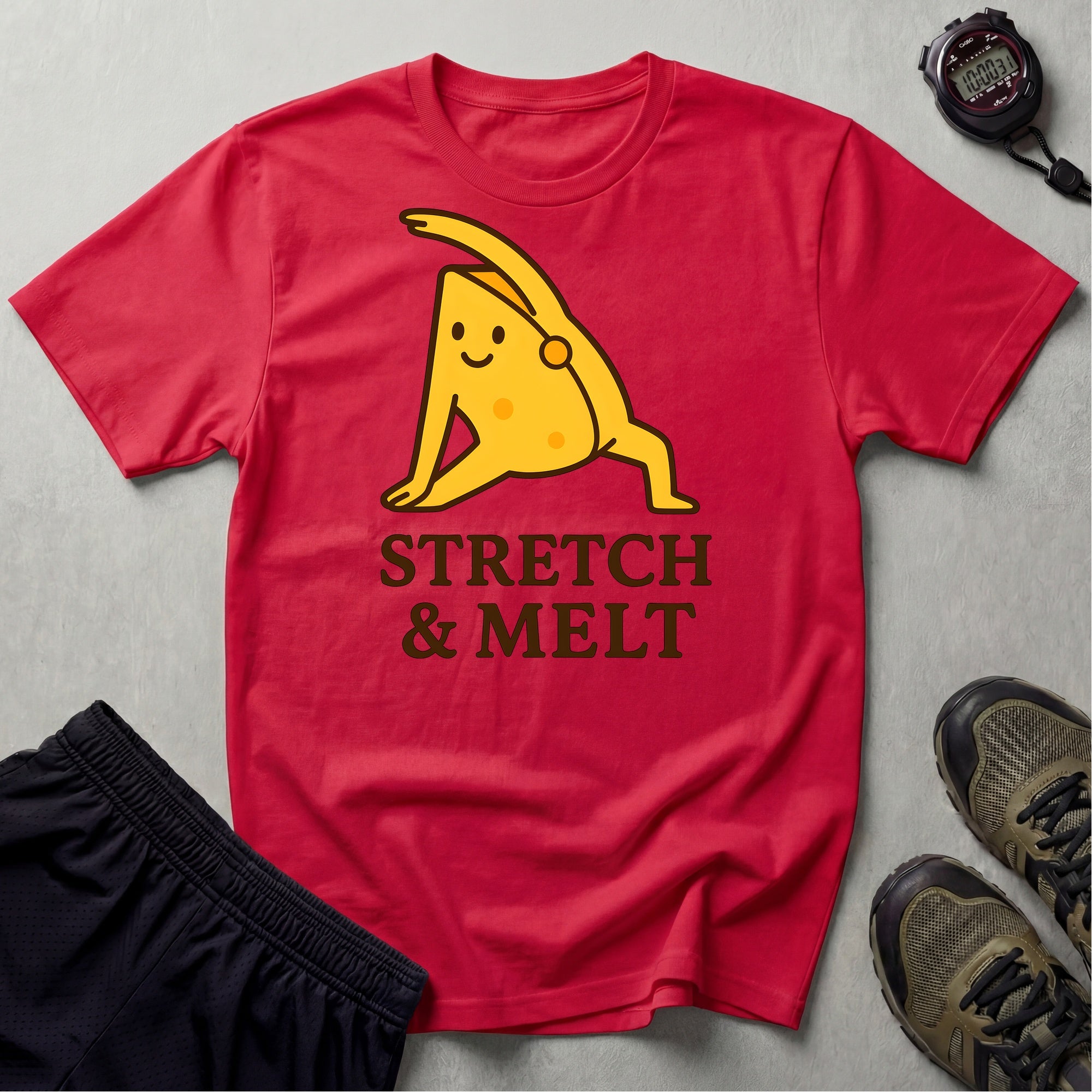 Cheese Stretch Pose T-Shirt