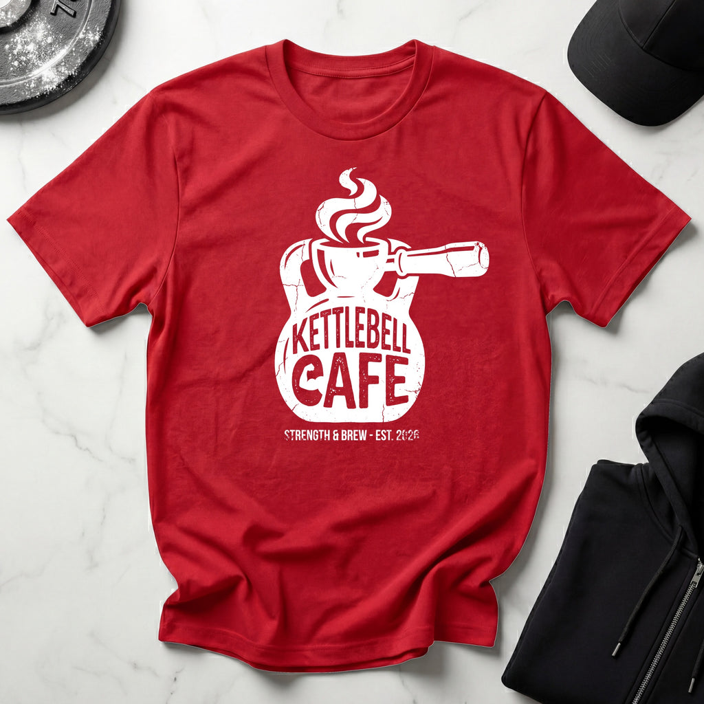 Kettlebell Cafe Designer Vintage Gymwear T-Shirt