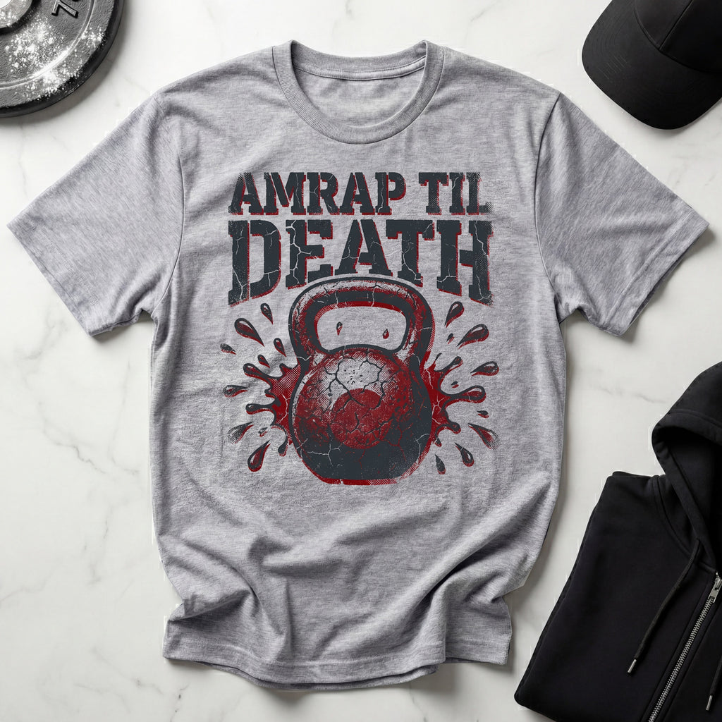 AMRAP Til Death Gym Tee Shirt