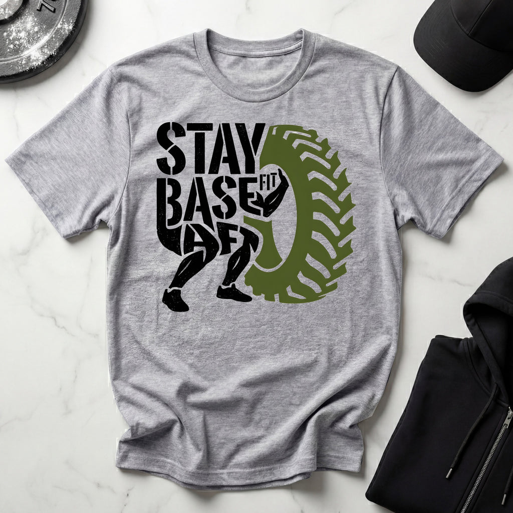 Stay Basefit Army Fitness Test Military Gymwear T-Shirt