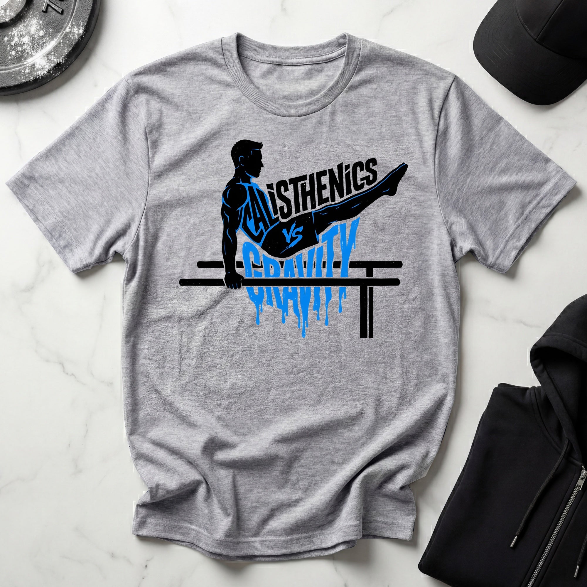 Calisthenics Vs Gravity Gymwear T-Shirt