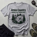 Cross Country Getting Lost Finding Glory Gym T-Shirt