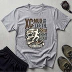 Cross Country Mud In My Teeth Graphic Gym T-Shirt