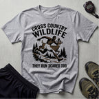Cross Country Wildlife Run Scared Too T-Shirt