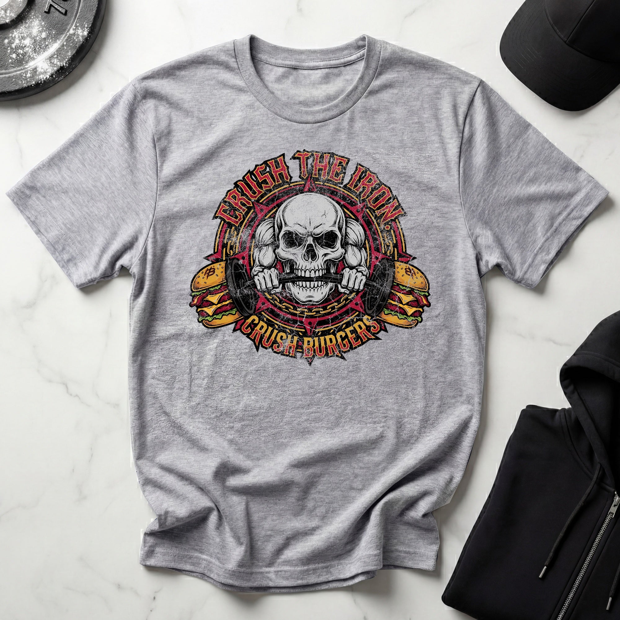 Crush Burgers Vintage Gym T-Shirt