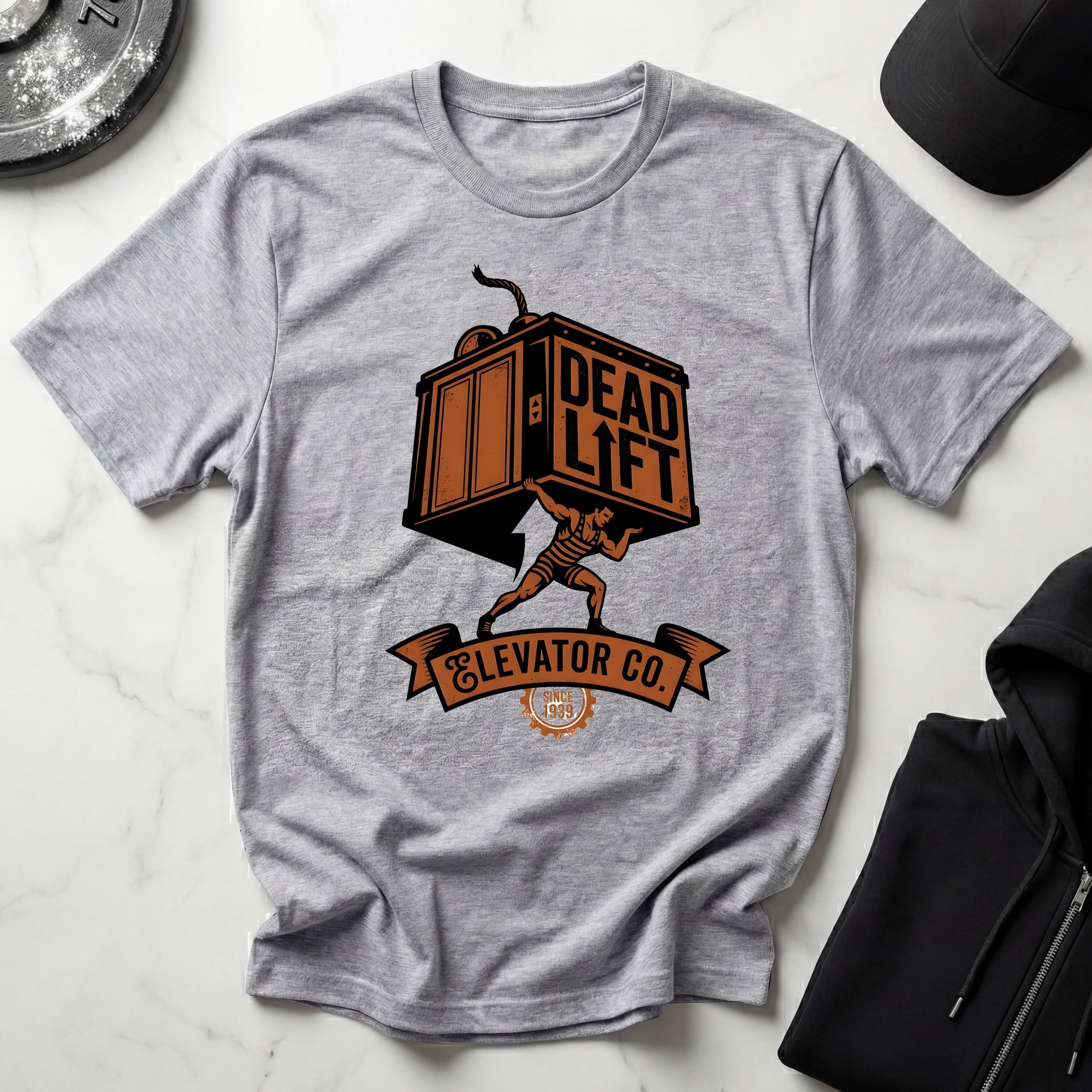 Dead Lift Elevator Co. Designer Gymwear T-Shirt