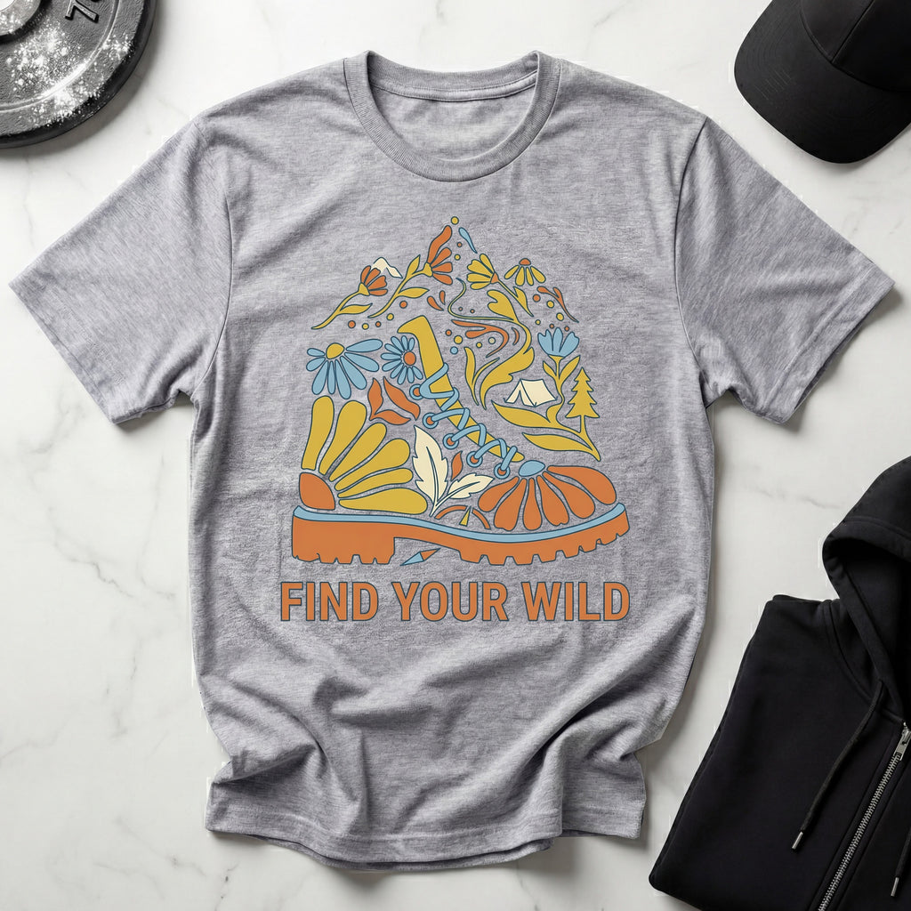 Retro Hiking Vintage Gym T-Shirt