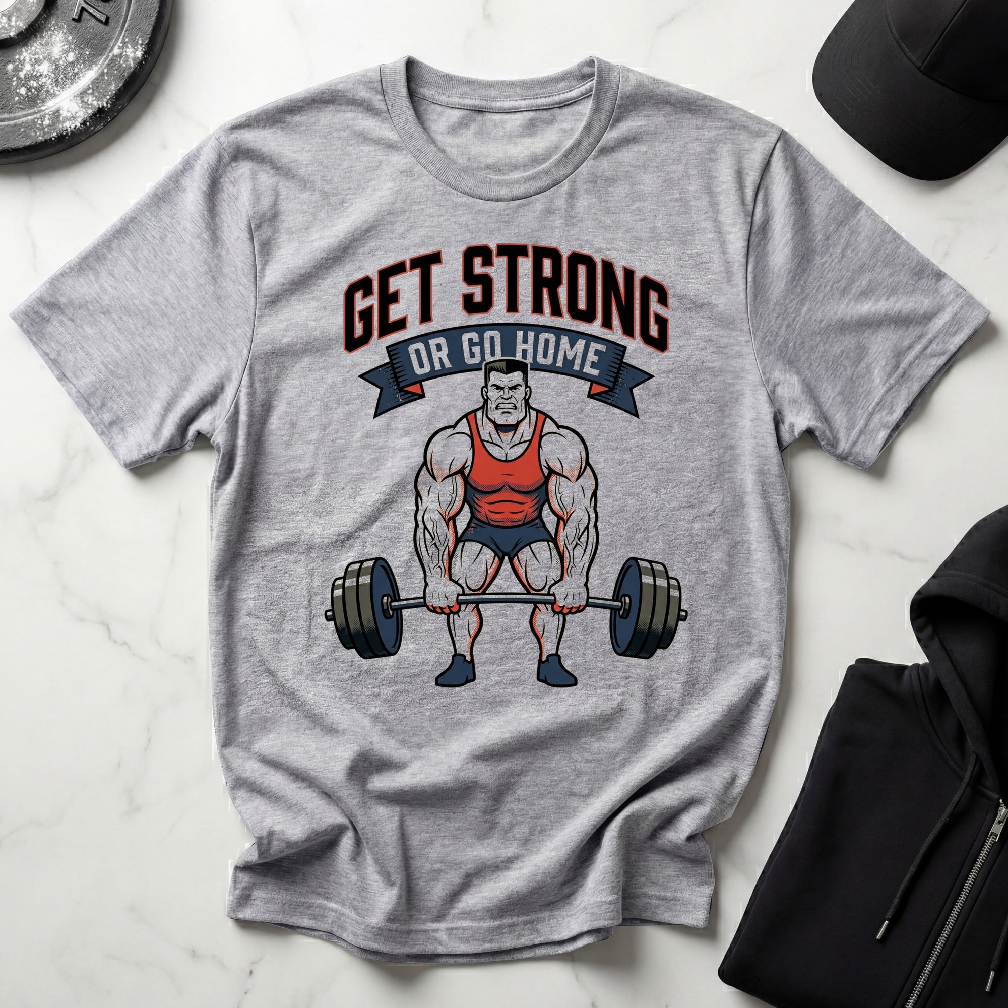 Get Strong 60s Gym T-Shirt