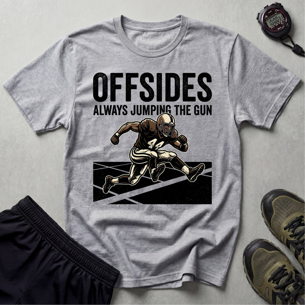 Gridiron Offsides Jump The Gun Gym T-Shirt