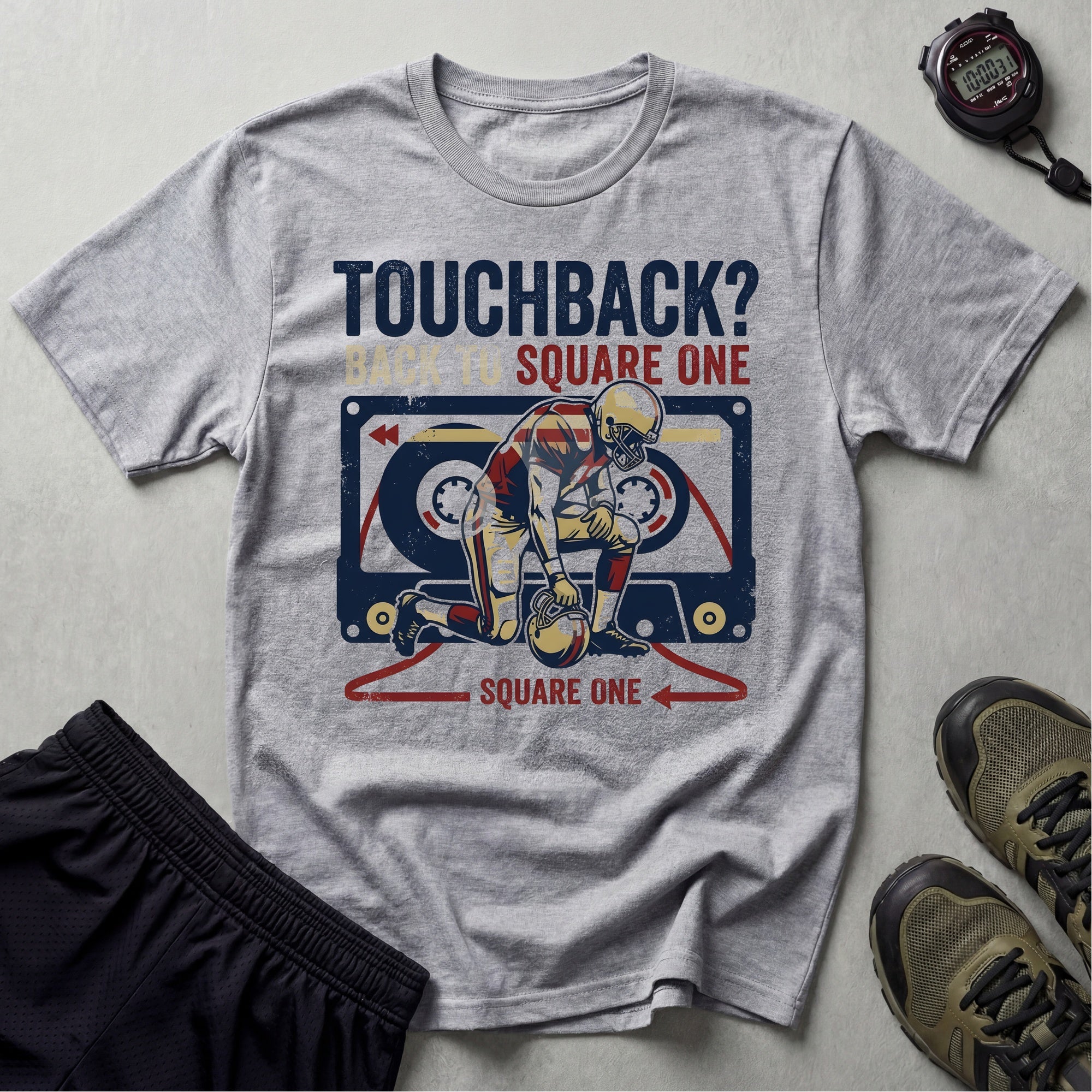 Gridiron Touchback To Square One Gym T-Shirt