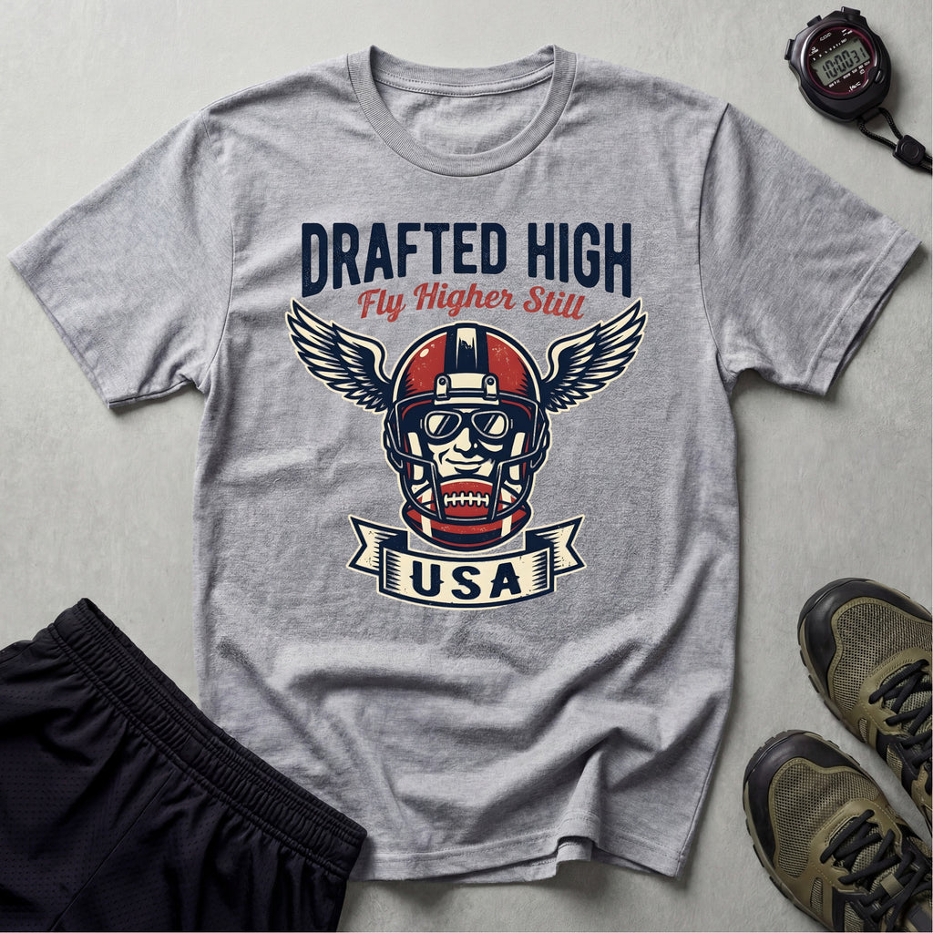 Gridiron Drafted High USA Gym T-Shirt