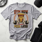 Gym Now Pizza Later Gym T-Shirt