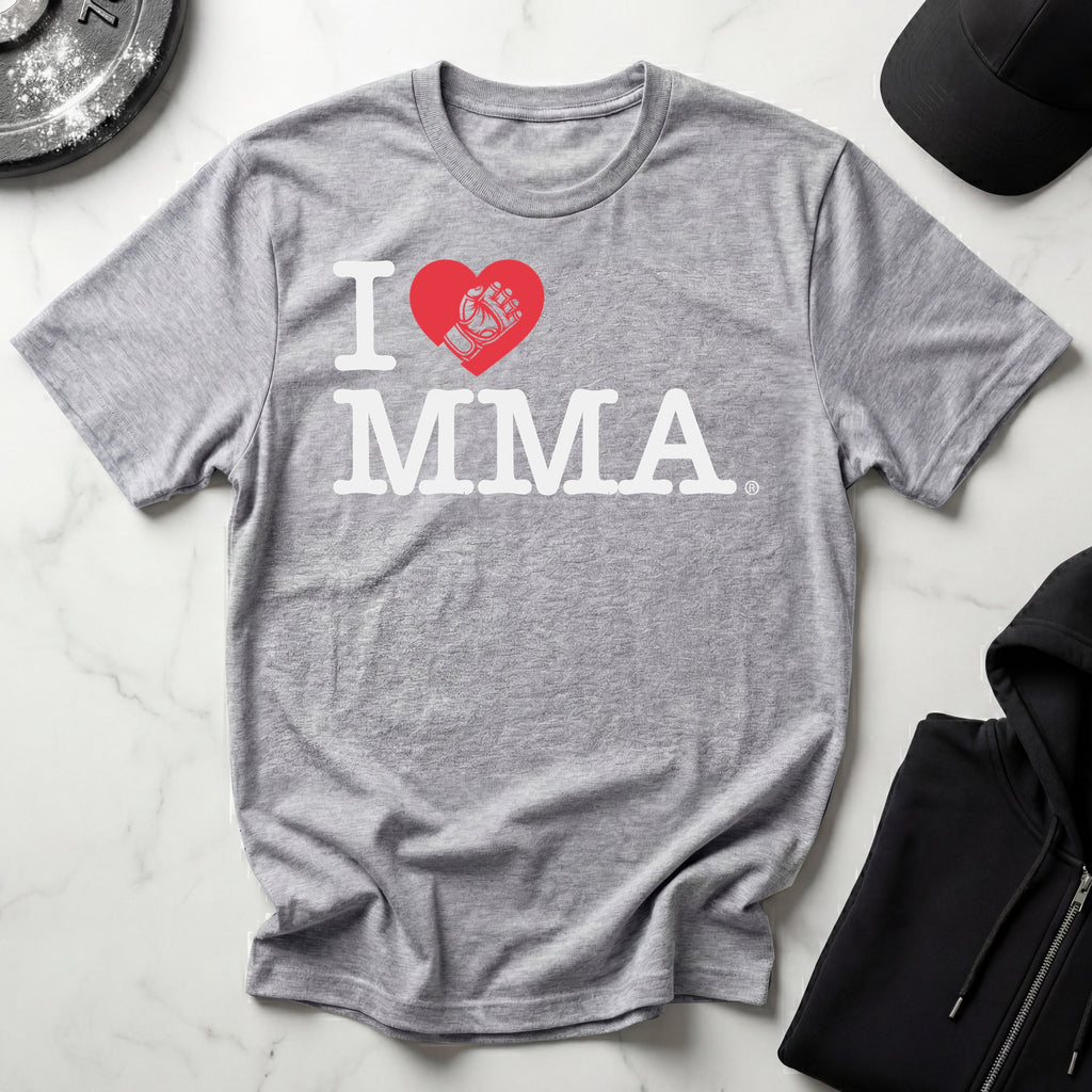 I Love MMA Dark Gym T-Shirt