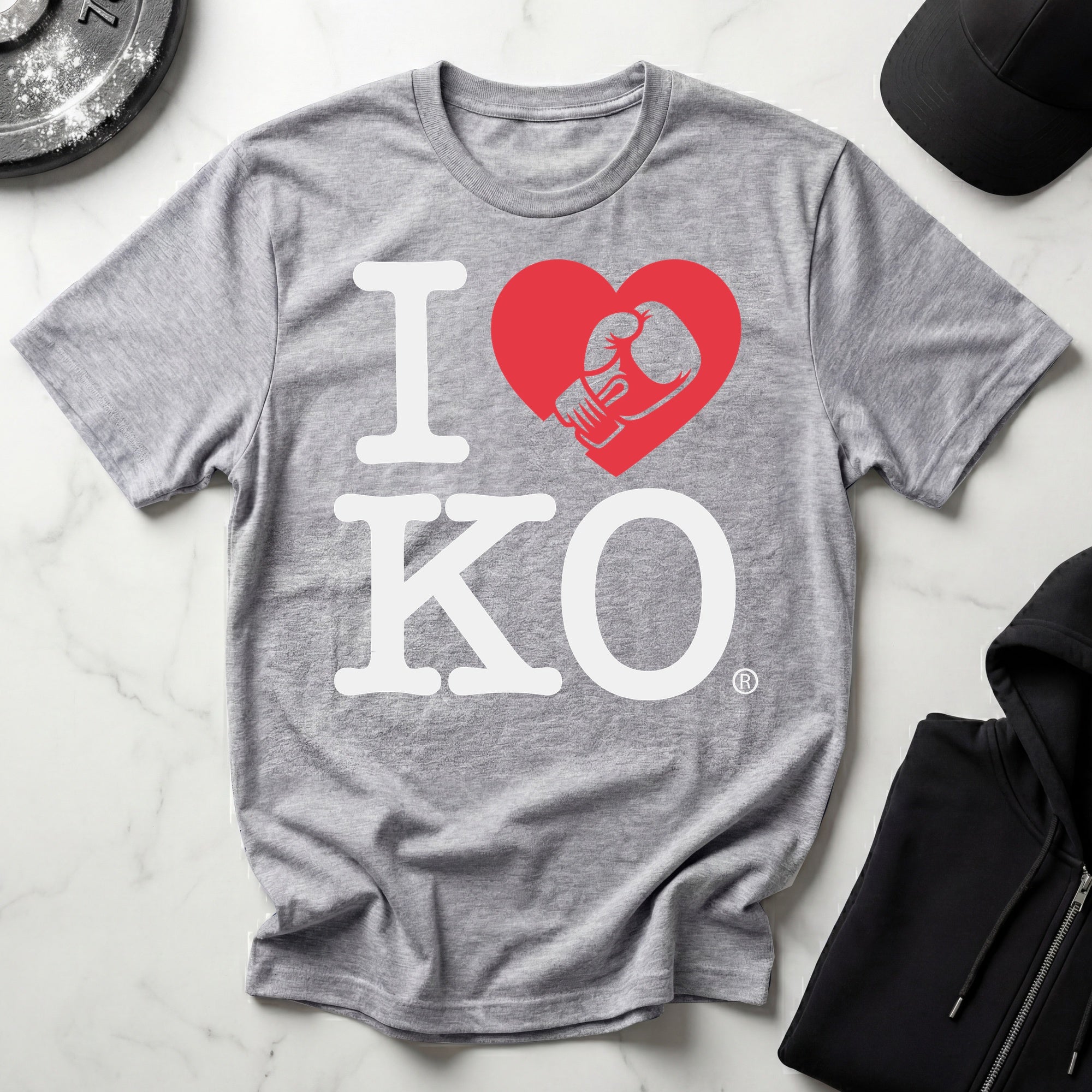 I Love KO Dark Gym T-Shirt