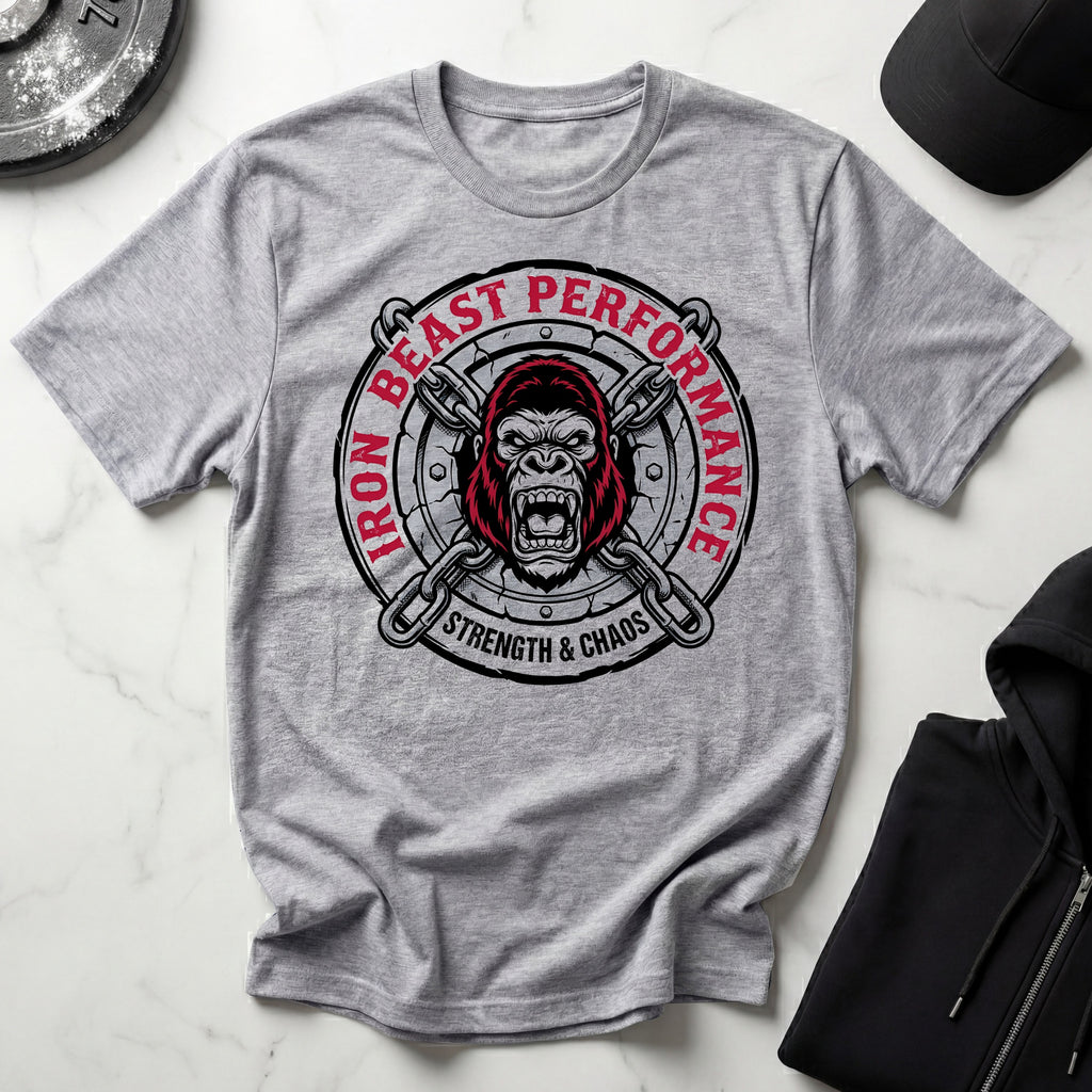 Iron Beast Performance Vintage Gym T-Shirt