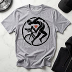 Triathlon Abstract Designer Gymwear T-Shirt