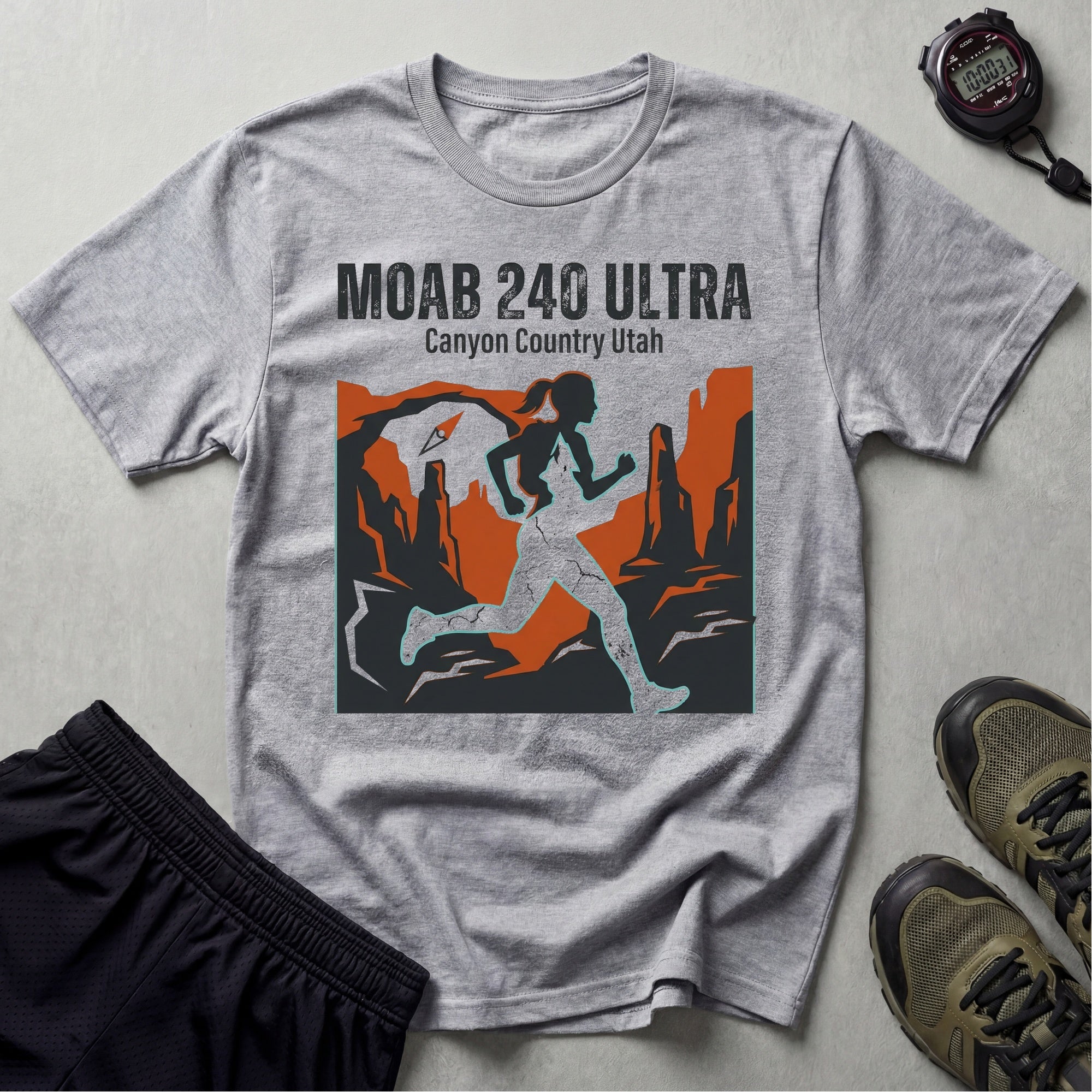 Moab 240 Ultramarathon Utah Gymwear T-Shirt