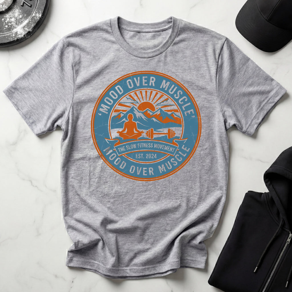 Mood Over Muscle Vintage Gym T-Shirt