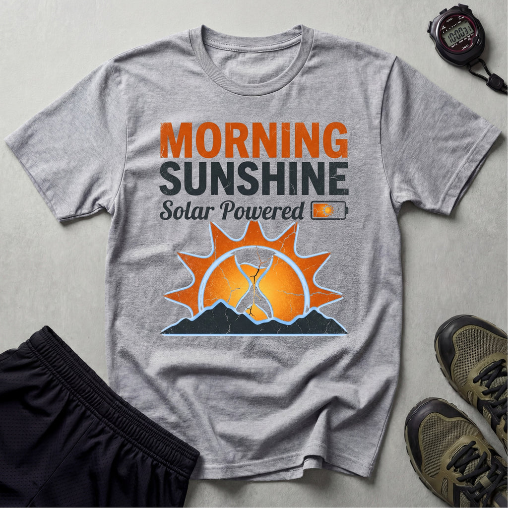 Morning Sunshine Solar Powered Gym T-Shirt