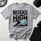 Niseko High Powder Rush Snowboarding Gymwear T-Shirt