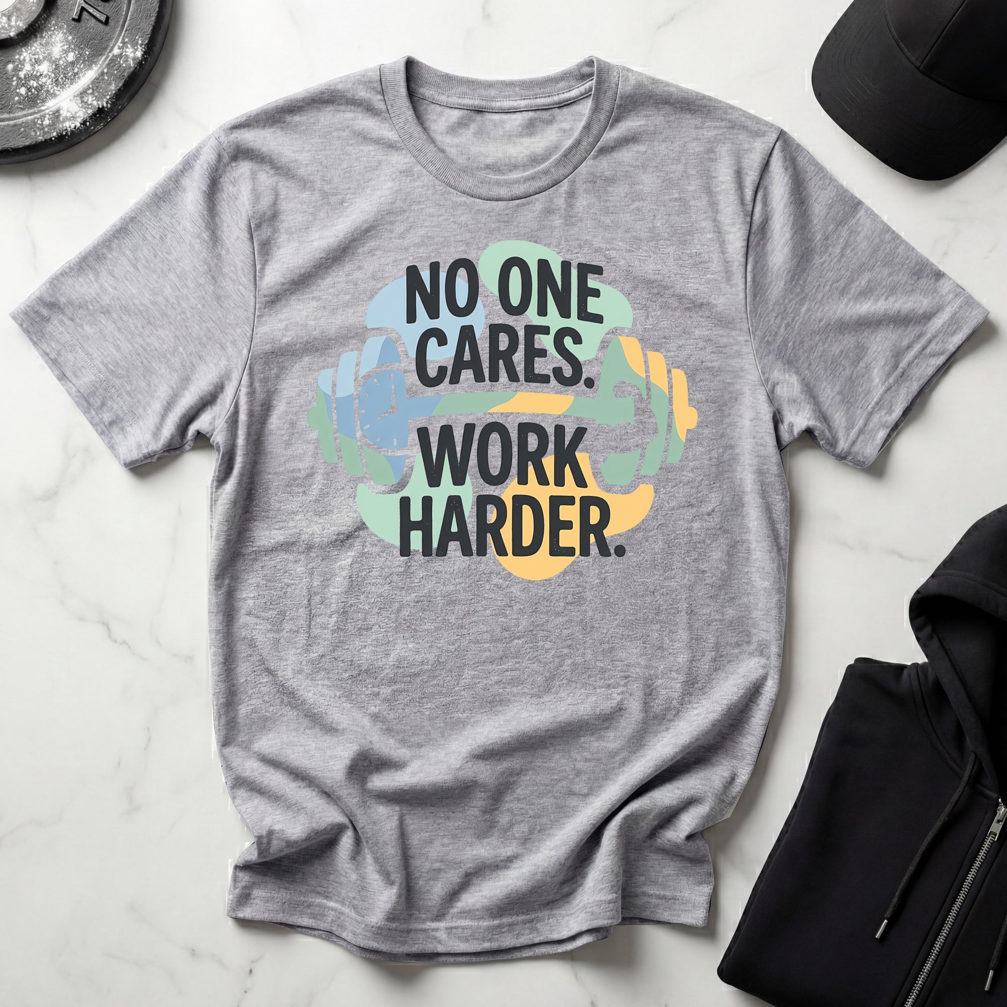 No One Cares Work Harder Gym T-Shirt
