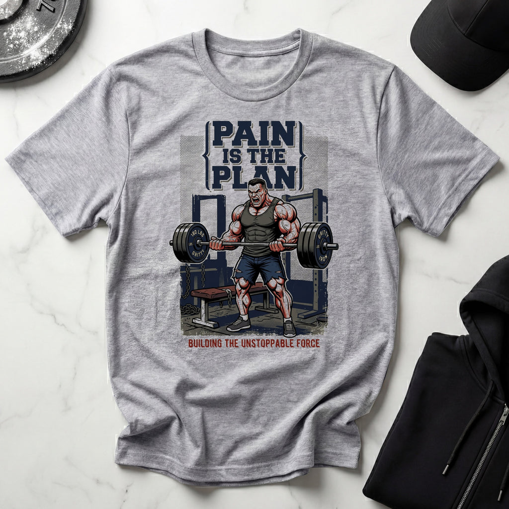 Pain Is The Plan 60s Gym T-Shirt