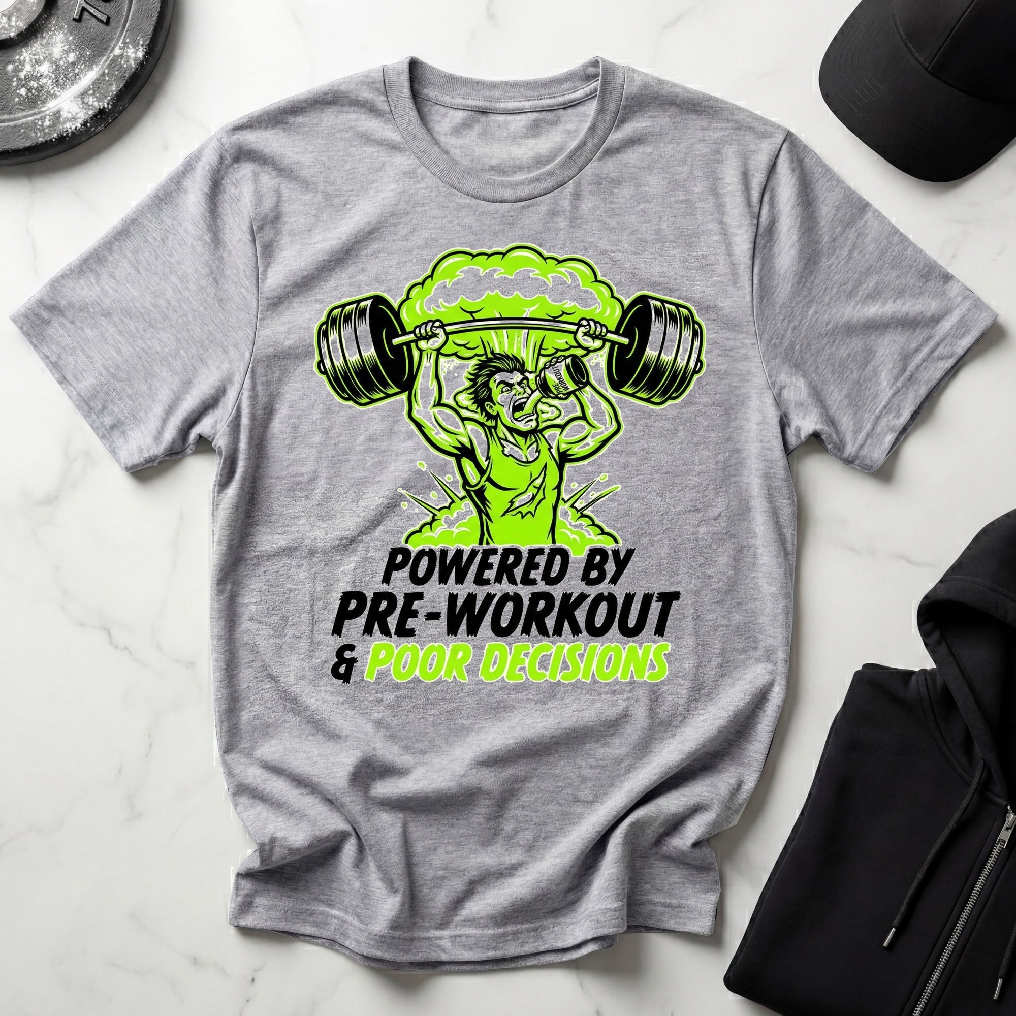 Powered by Pre-Workout Gym T-Shirt