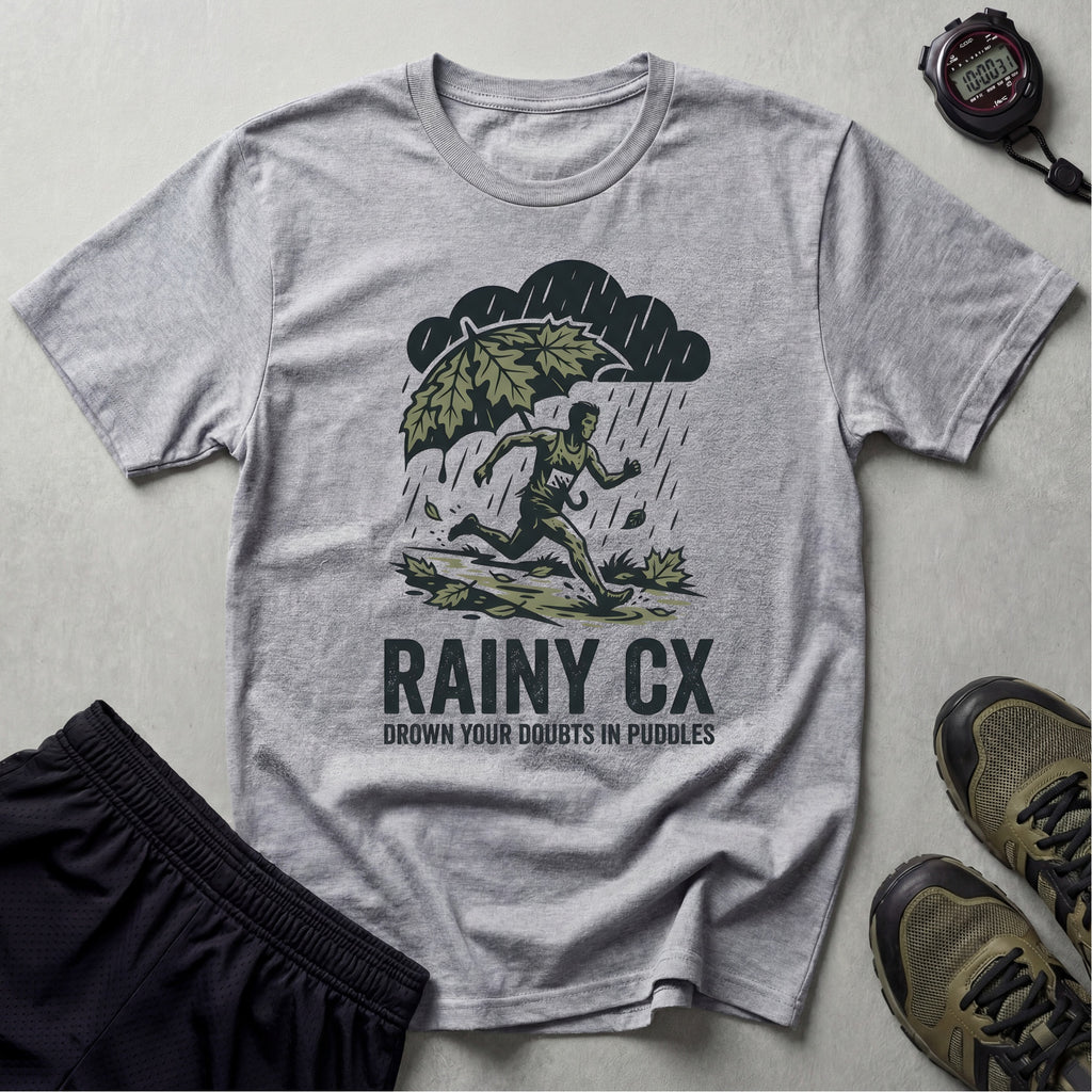 Rainy Cross Country Drown Your Doubts Gym T-Shirt