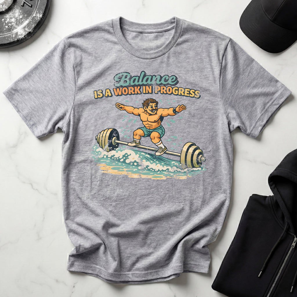 Retro Venice Balance In Progress Gymwear T-Shirt