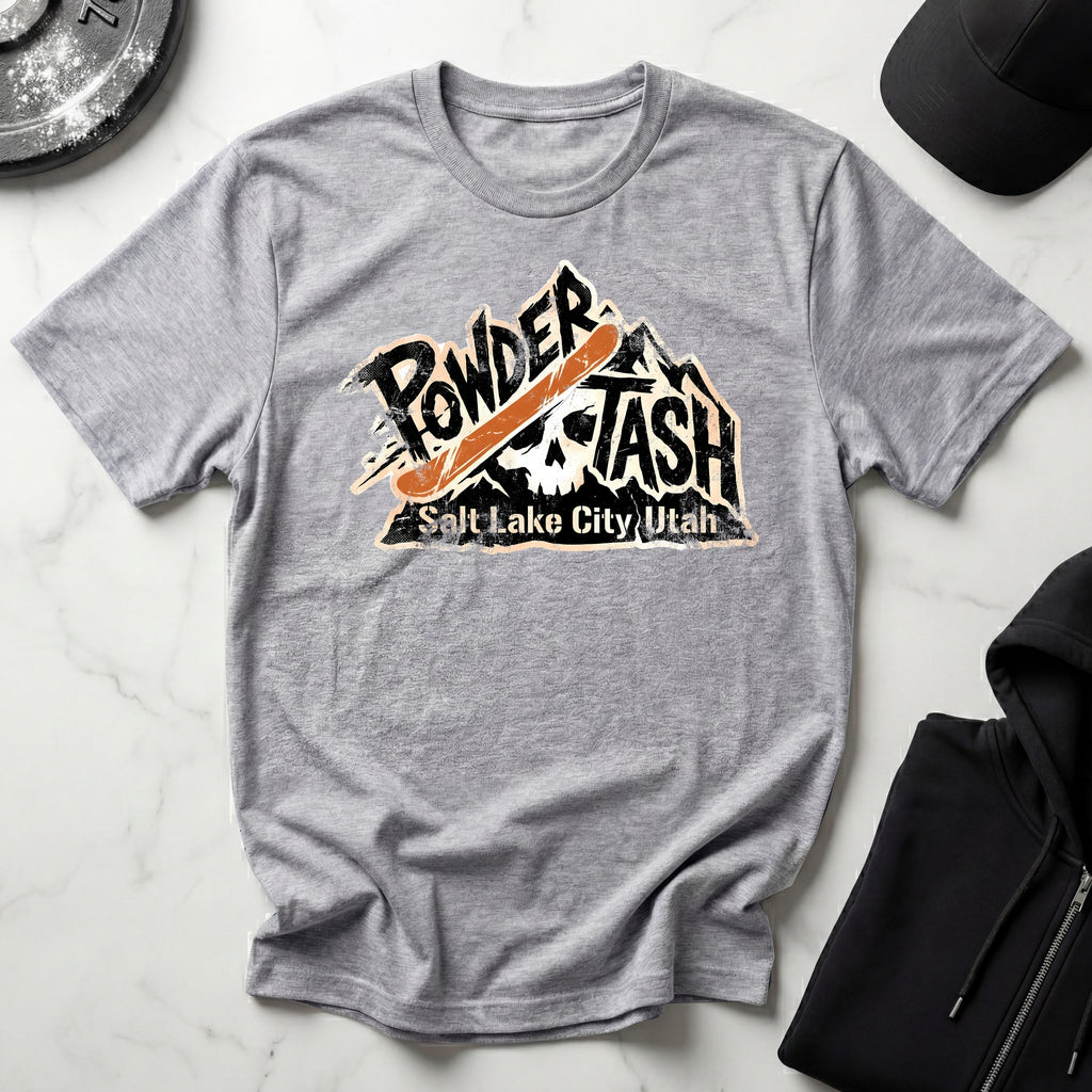 Salt Lake City Powder Stash Snowboarding T-Shir