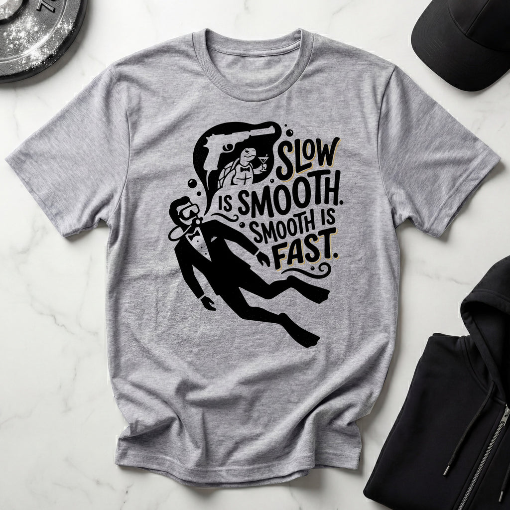 Retro Scuba Designer Gymwear T-Shirt