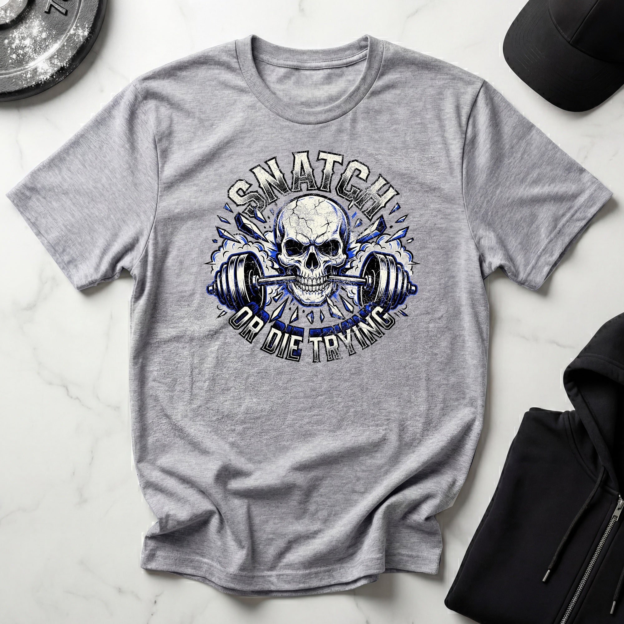 Snatch Or Die Weightlifting Gym T-Shirt