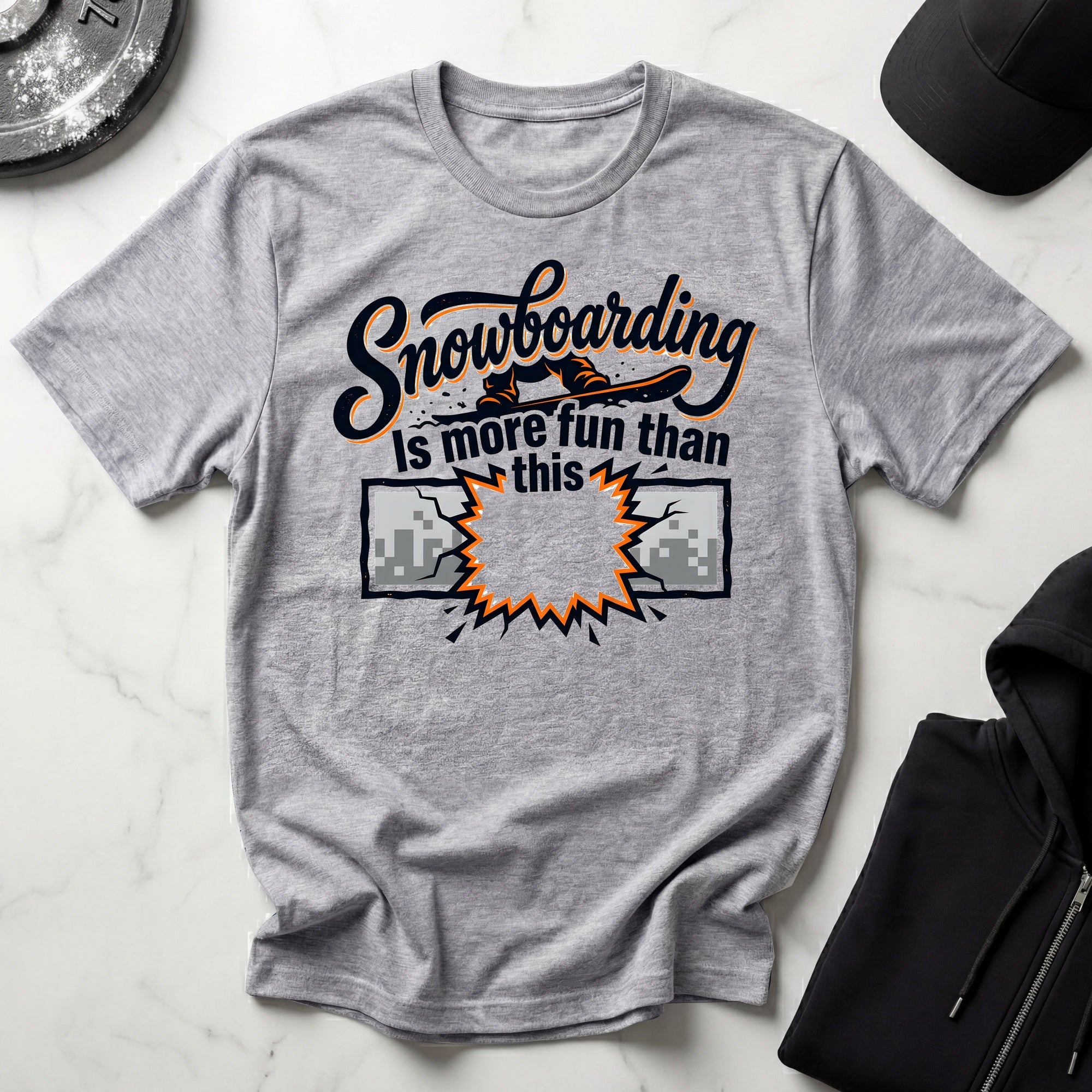 Snowboarding Is More Fun Than This Gym T-Shirt