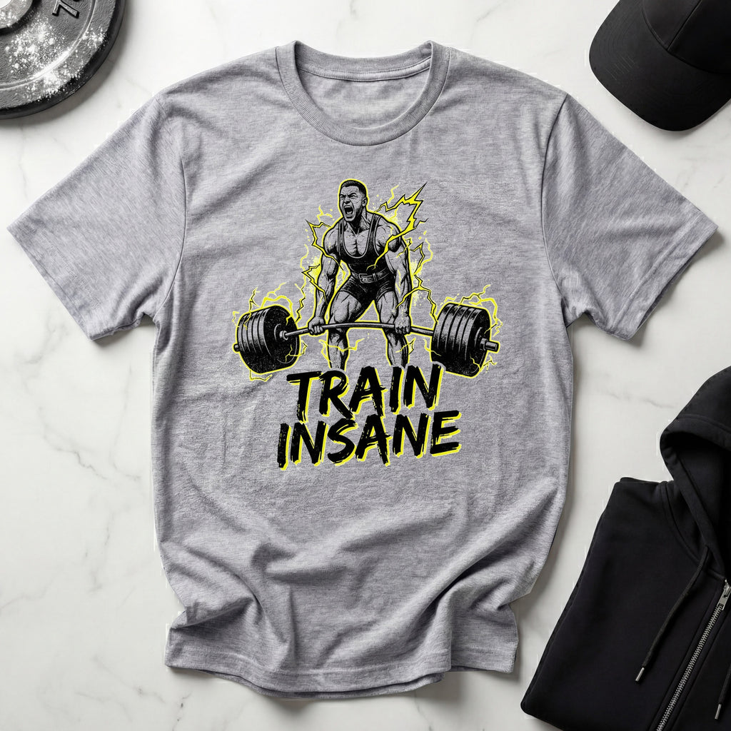 Train Insane Bodybuilding T-Shirt