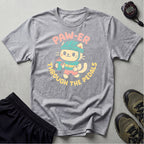 Cycling Cat Illustration T-Shirt