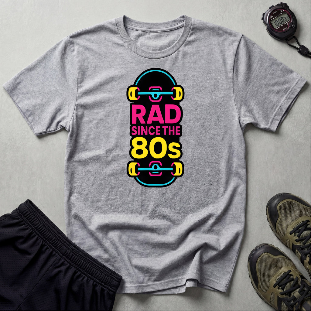 Neon 80s Skateboard T-Shirt