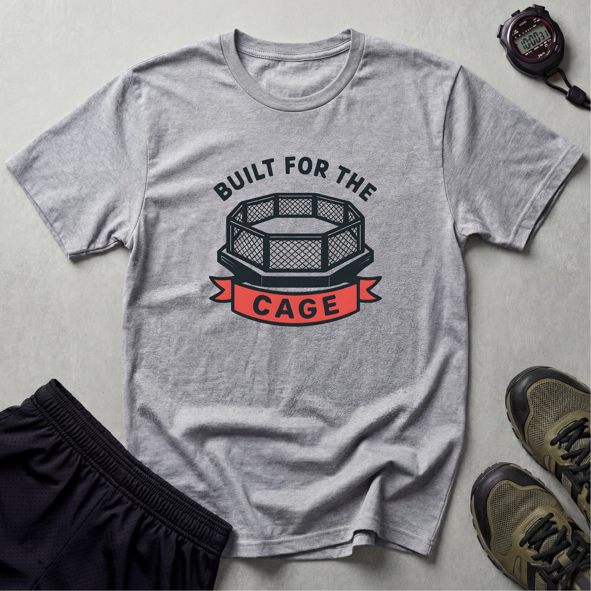 Cage Fight MMA Logo T-Shirt