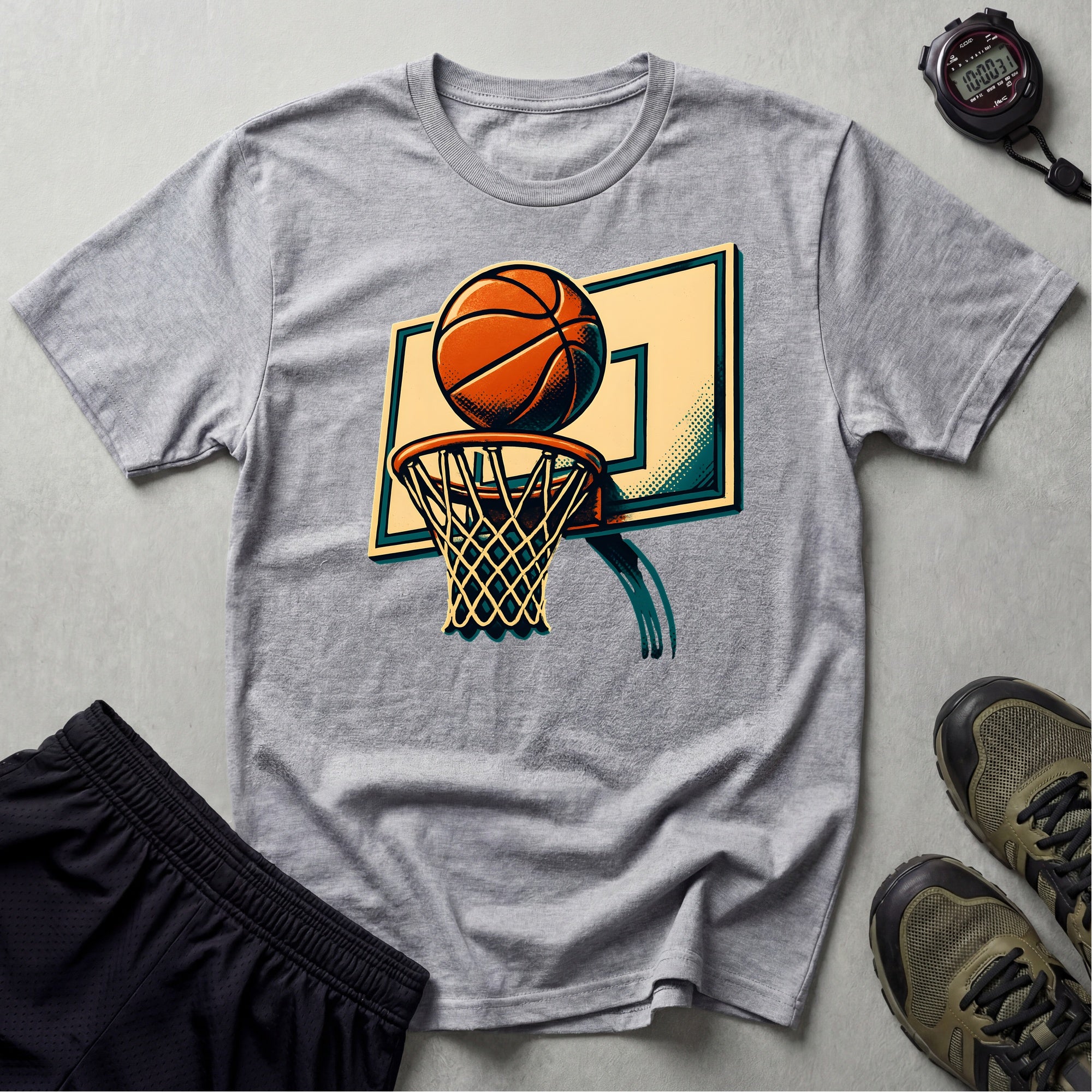 Basketball Hoop Dunk T-Shirt