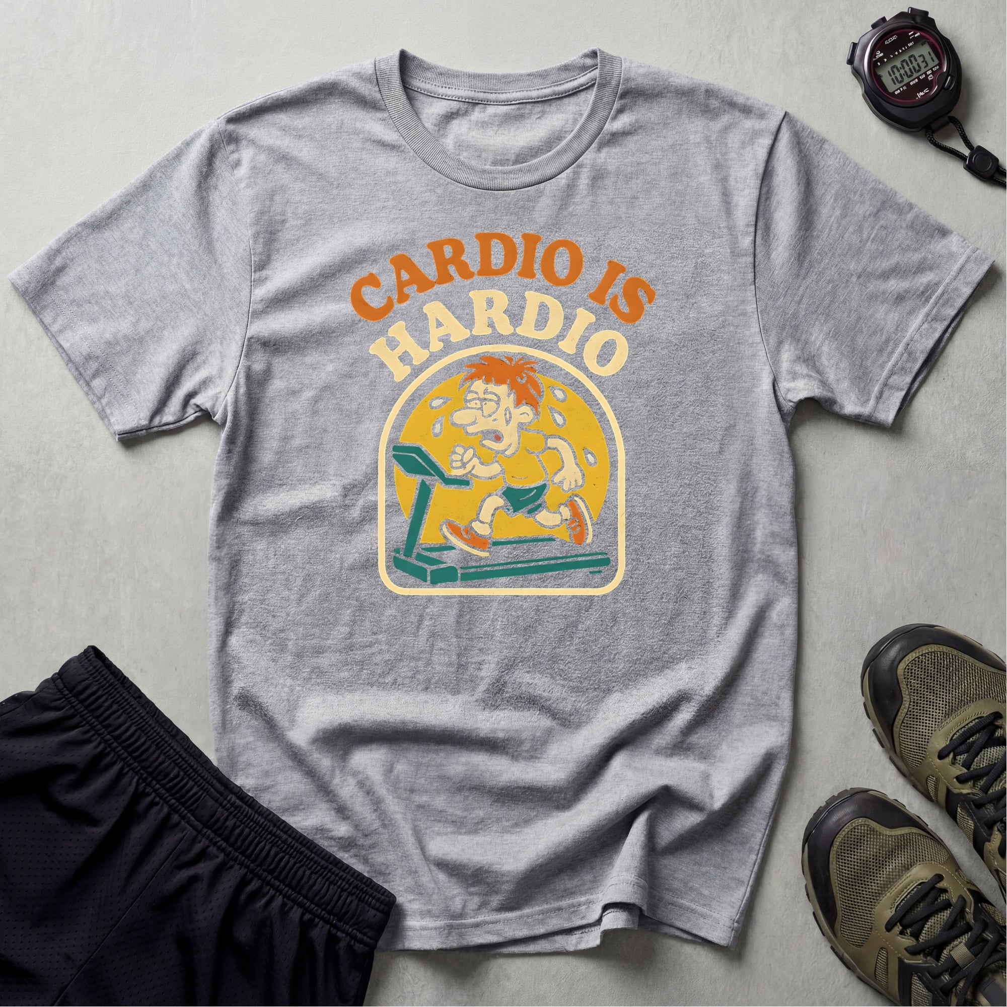 Cartoon Treadmill Cardio T-Shirt