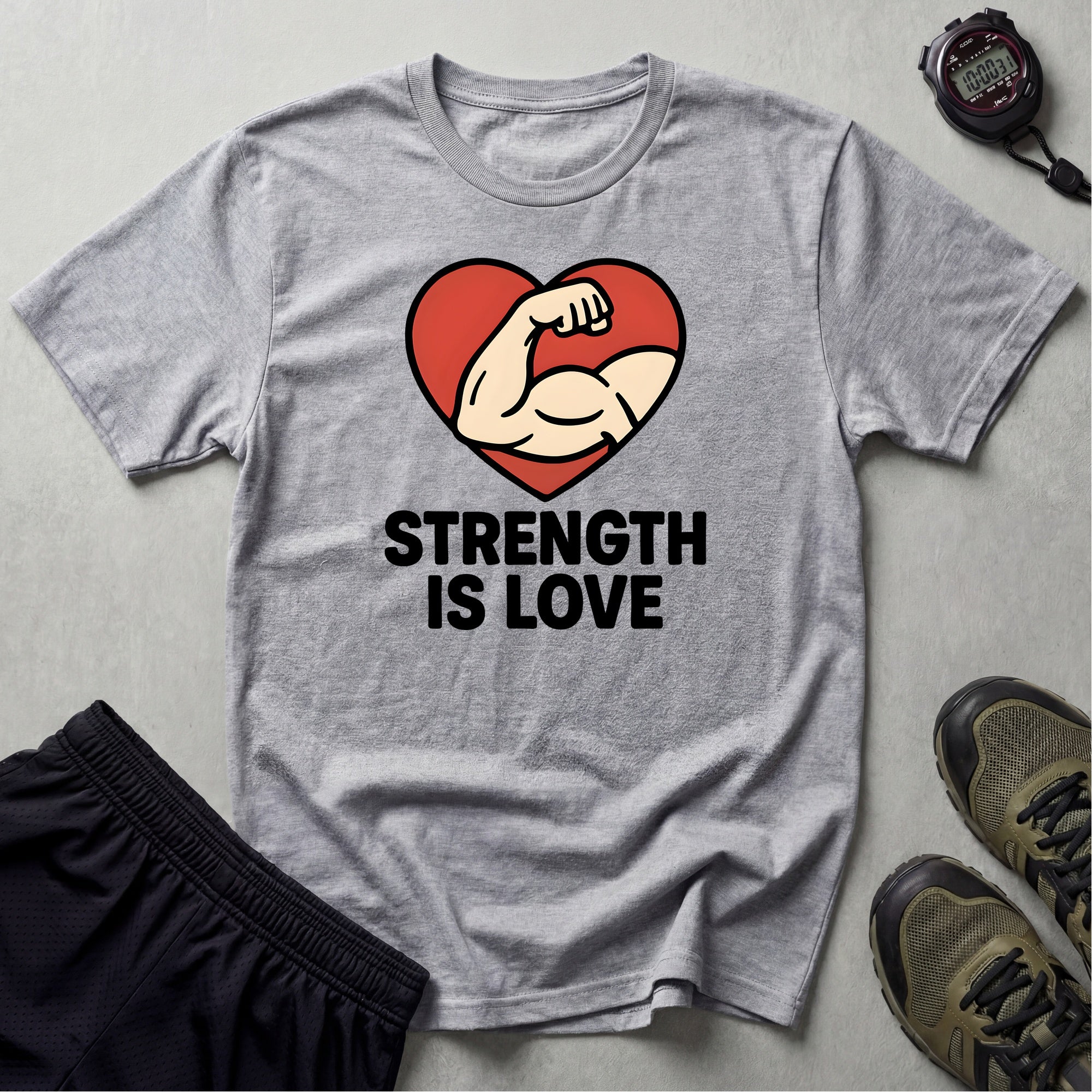 Powerful Heart Emblem T-Shirt