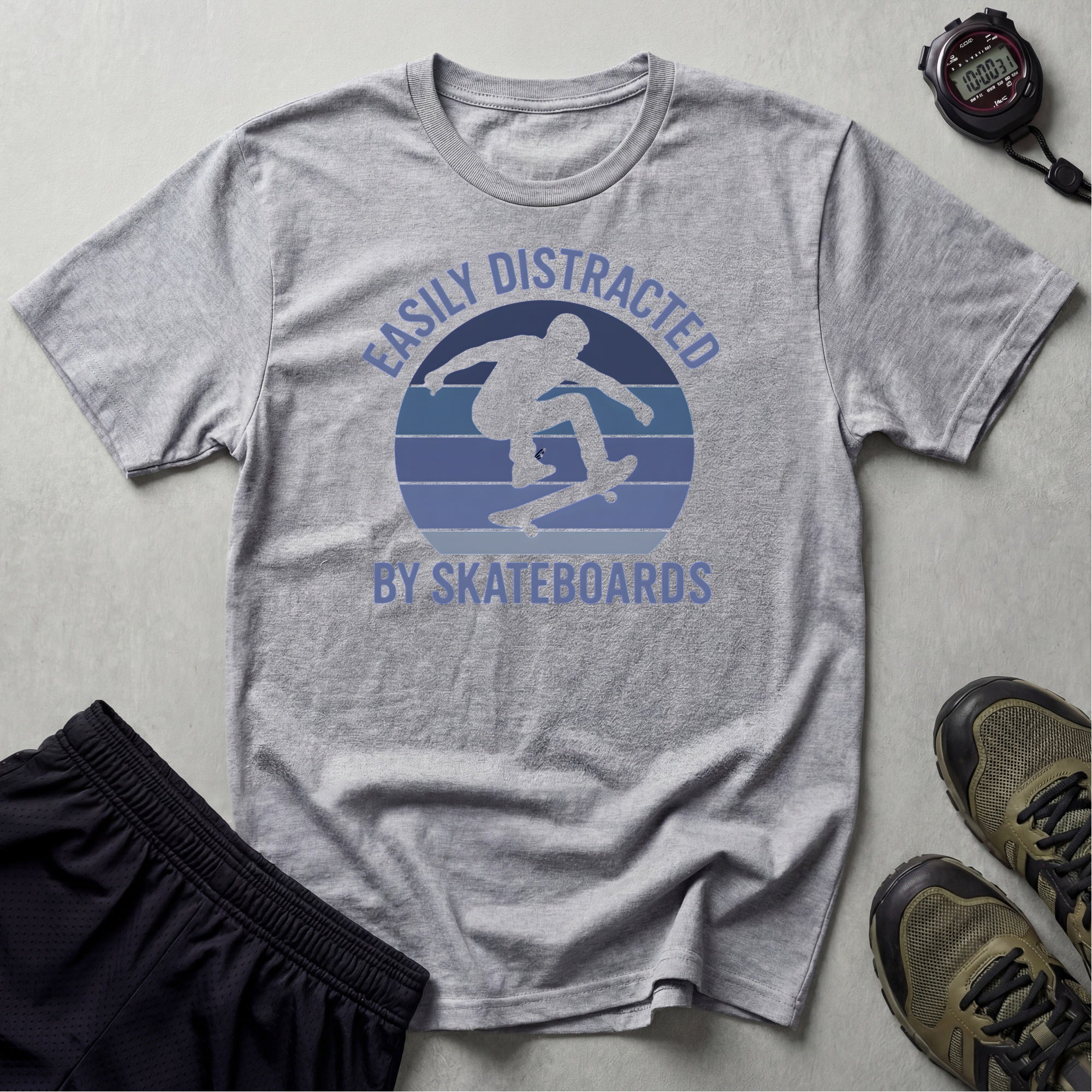 Easily Distracted by Skateboards T-Shirt