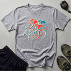 Cyclists Racing Scene T-Shirt