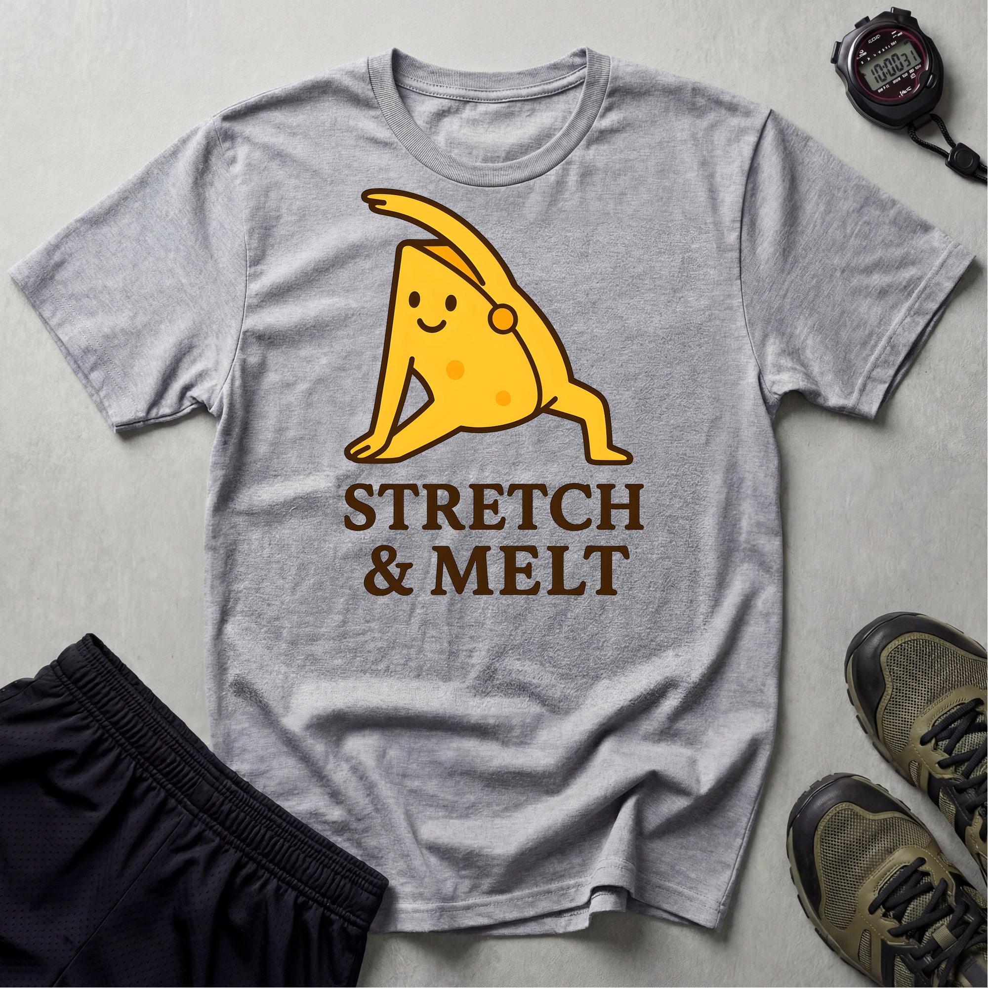 Cheese Stretch Pose T-Shirt